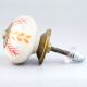 Red Leaf Ceramic Floral Dresser Knob Online