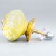 Yellow Leaf Ceramic Floral Drawer Knob Online