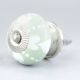 Sage Green White Hearted Ceramic Dresser Knobs Online