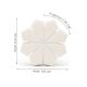 Stone Flower Shaped White Drawer Knob-1 Piece