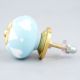 Turquoise Heart Knob (1)
