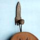 Natural Wooden Adhesive Rocket Shape Coat Wall Hook-Pack of 3