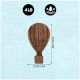 Wooden Adhesive Hot Air Balloon Shape Wall Hooks-3 Pieces