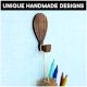 Wooden Adhesive Hot Air Balloon Shape Wall Hooks-3 Pieces