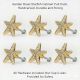 Handcrafted Golden Brass Starfish Cabinet Pull Knob-1 Piece