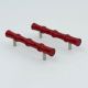 Red handmade Wooden Door Handles for Drawer-1 Piece (7 Inches)