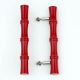 Red handmade Wooden Door Handles for Drawer-1 Piece (7 Inches)