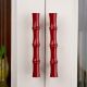 Red handmade Wooden Door Handles for Drawer-1 Piece (7 Inches)