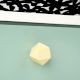 Cream Geometric Wooden Cabinet Knob