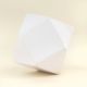 White Geometric Wooden Cabinet Knob