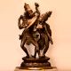 Handcrafted Brass Radha Krishna Dancing Statue – Antique Finish Spiritual Home Decor Idol