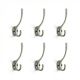 Antique Decorative Iron Hooks-6 Pieces