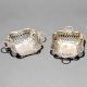 Vintage Mappin & Webb Ltd. Sterling Silver Pierced Baskets in Pair