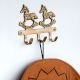 Running Two Horse Brass Wall Hook | Decorative Antique Finish Wall Hanger