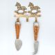 Running Two Horse Brass Wall Hook | Decorative Antique Finish Wall Hanger