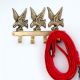 Golden Brass Eagle Wall Hook – Decorative Key & Coat Holder
