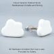 White Cloud Ceramic Knob