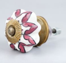 Pink Dahlia Medium Knob