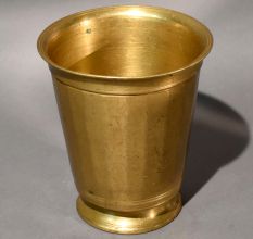 Traditional Pedestal Brass Pooja Tumbler