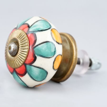 Red Various Colors Knob