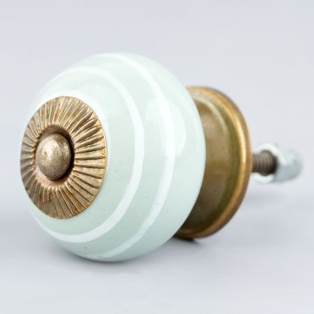 Sage Green Line Knob