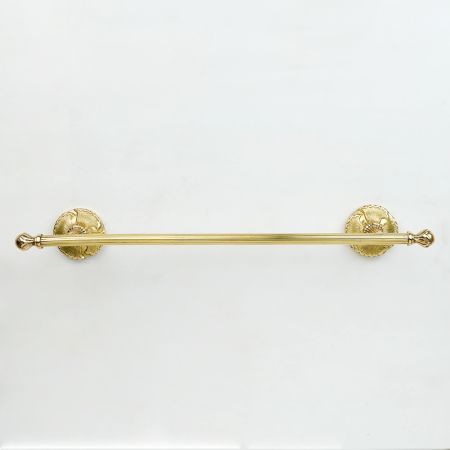 Regal Brass Wall Mount Single Towel Bar