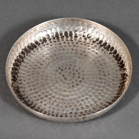 Vintage Hand Hammered Sterling Silver Tray for Collection
