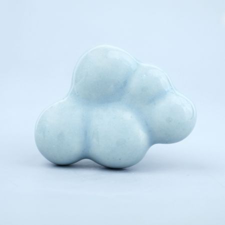 Grey Handmade Ceramic Cloud Shape Dresser Knob
