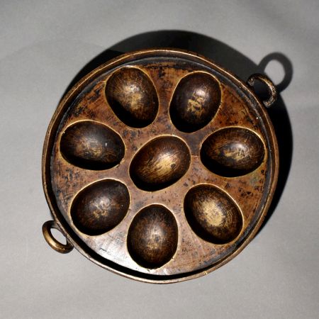 Vintage South Indian Brass Idli Making Pot for Collection
