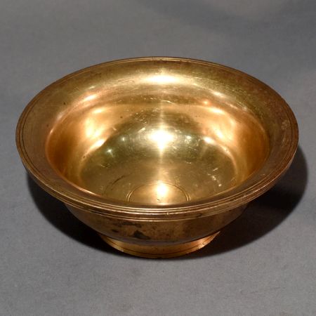 Traditional Brass Pot Bowl for God Bath Ritual