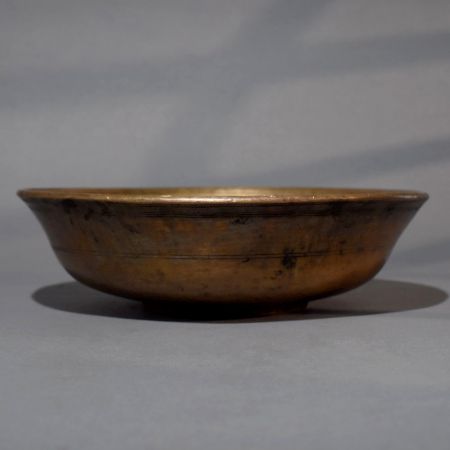 Antique Brass Pot Bowl for Puja and Deity Bath