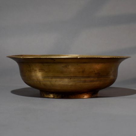 Traditional Handmade Brass Pot Bowl for Ritual Worship