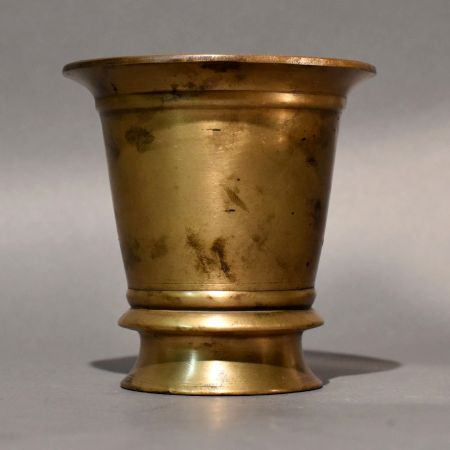 Classic Brass Drinking Cup Handcrafted Utility