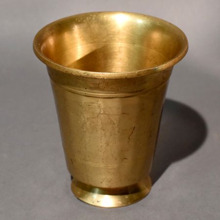 Antique Finish Brass Goblet Handcrafted Cup