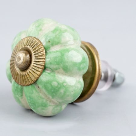 Sea Green Melon Drawer Knob