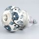 Grey Tiny Flower Cabinet Knob