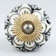Zinnia Flower Cabinet Knob