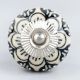 Zinnia Flower Cabinet Knob