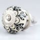 Zinnia Flower Cabinet Knob