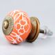 Orange Flower Cabinet Knob