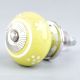 Lime Tiny Flower Ceramic Knob