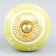 Lime Tiny Flower Ceramic Knob