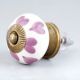 Purple Heart Ceramic Knob