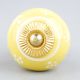 Yellow Tiny Floral Drawer Knob