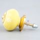 Yellow Tiny Floral Drawer Knob