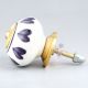 Purple Heart Ceramic Knob