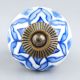 Blue Flower Knob