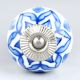 Blue Flower Knob