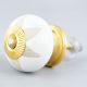 White Etched Ceramic Knob-21