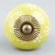 Yellow Ceramic Floral Drawer Knob Online